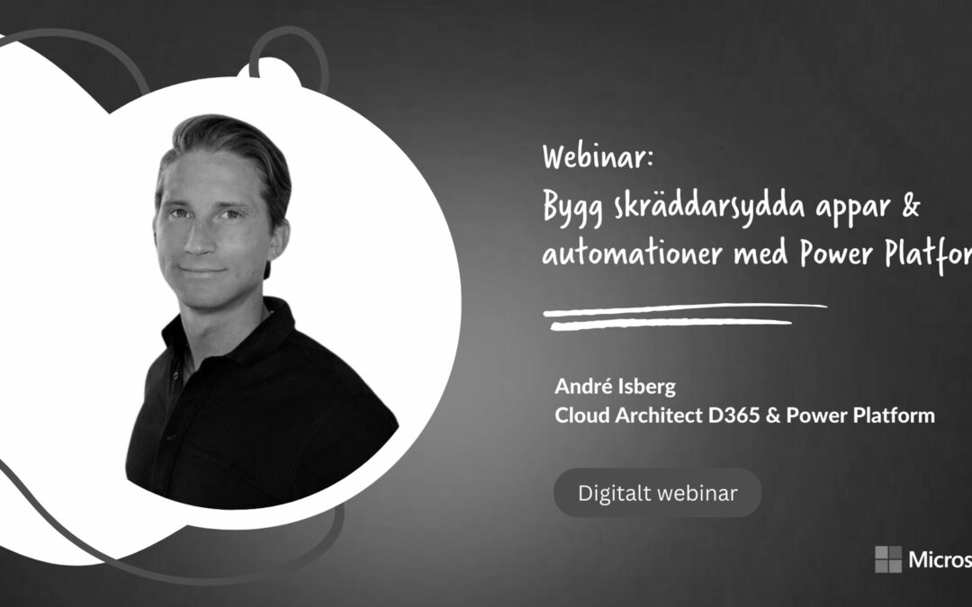 Recorded webinar: Customized apps & automations with Power Platform