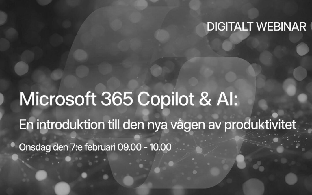 Recorded webinar: Copilot / AI